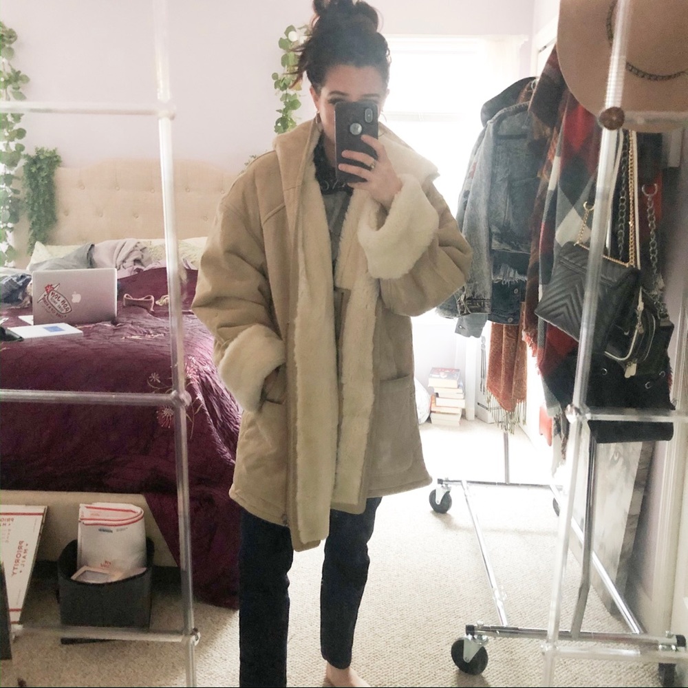 Faux fur suede Eskimo winter coat || ❄️